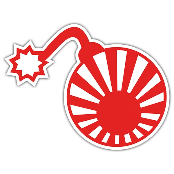 Car & Motorbike Stickers: Bomb Japanese