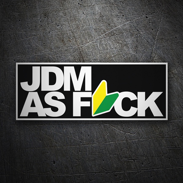 Car & Motorbike Stickers: Real JDM as Fuck