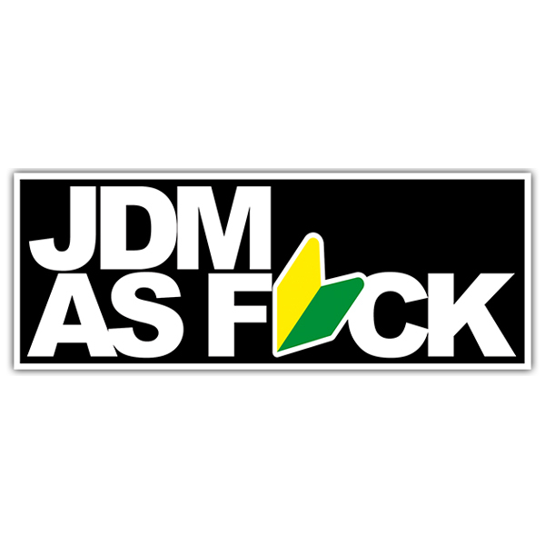 Car & Motorbike Stickers: Real JDM as Fuck