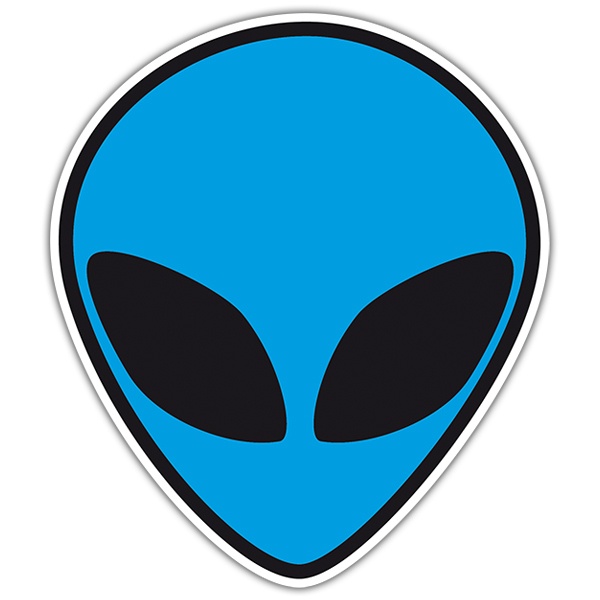 Car & Motorbike Stickers: Alien head