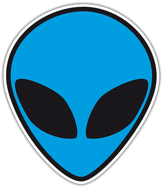 Car & Motorbike Stickers: Alien head