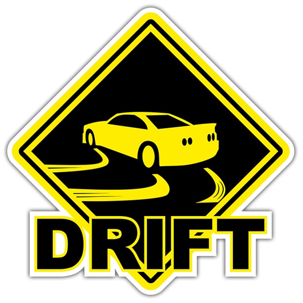 Car & Motorbike Stickers: Drift