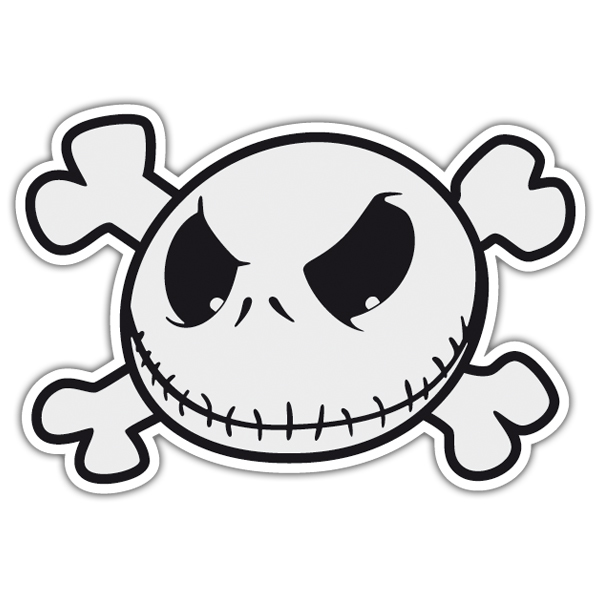 Car & Motorbike Stickers: Jack Skellington Pirate