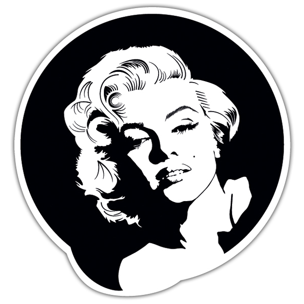 Car & Motorbike Stickers: Marilyn Monroe