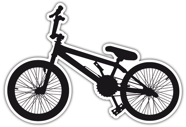 Car & Motorbike Stickers: Bike BMX