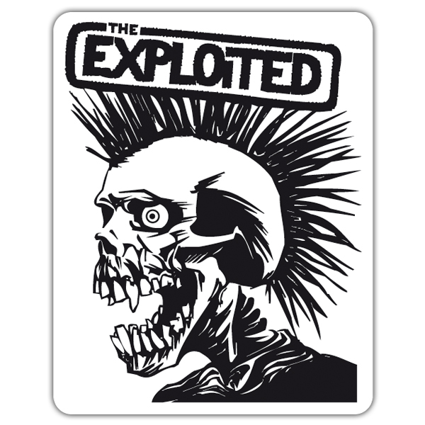 Car & Motorbike Stickers: The Exploited