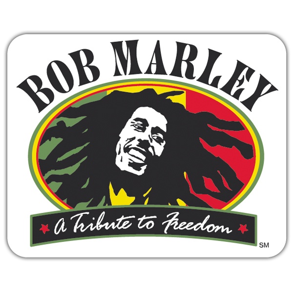 Car & Motorbike Stickers: Bob Marley Freedom