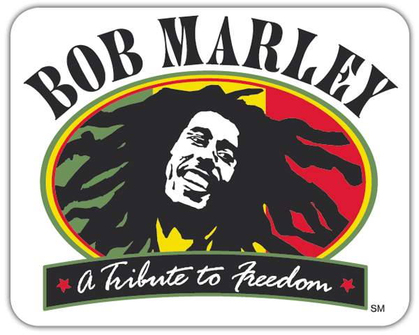 Car & Motorbike Stickers: Bob Marley Freedom