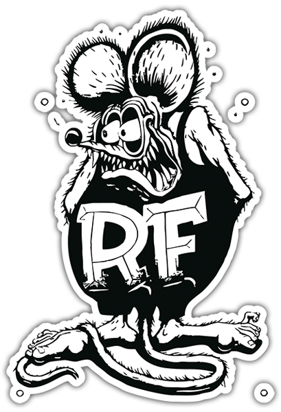Car & Motorbike Stickers: Rat Fink