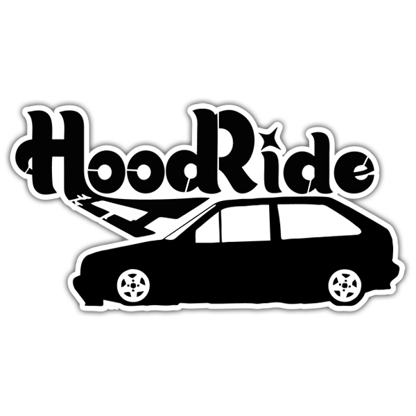 Car & Motorbike Stickers: HoodRide