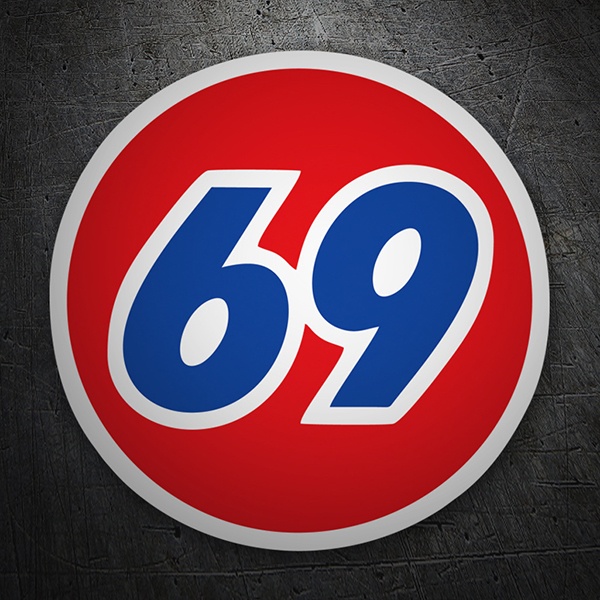 Car & Motorbike Stickers: 69 (parody gas station) 1