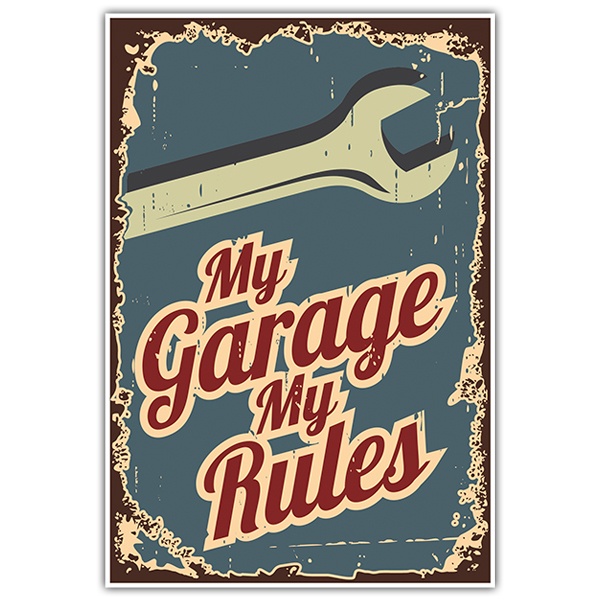 Car & Motorbike Stickers: My Garage My Rules