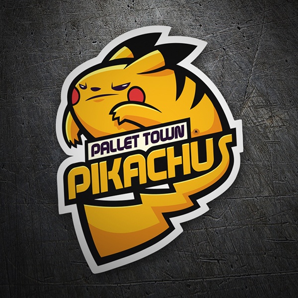 Car & Motorbike Stickers: Pallet Town Pikachu
