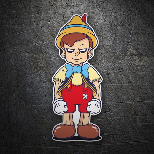 Car & Motorbike Stickers: Bad Pinocchio