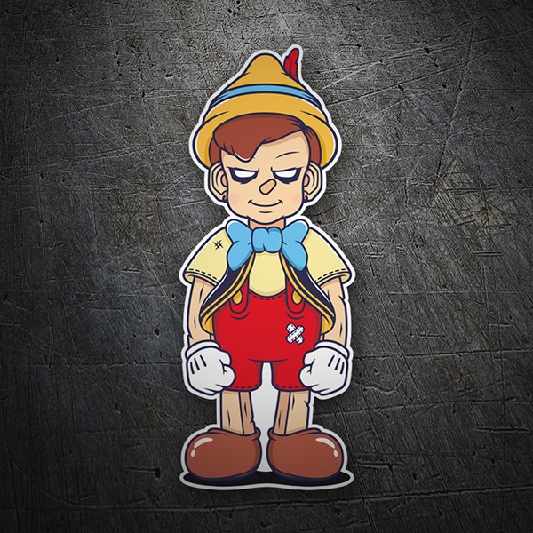 Car & Motorbike Stickers: Pinocho Zombie 1