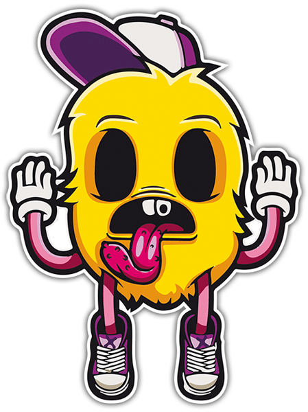 Car & Motorbike Stickers: Funny Monster Character Decal