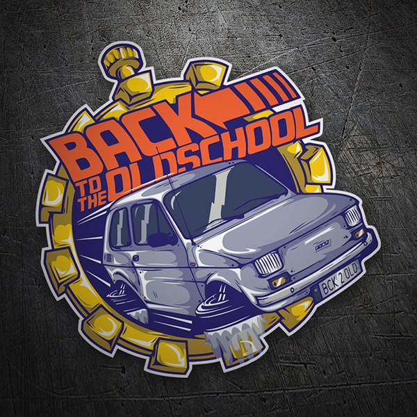 Car & Motorbike Stickers: Back to the Oldschool