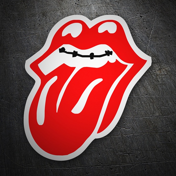 Car & Motorbike Stickers: Rolling Stones Mouth