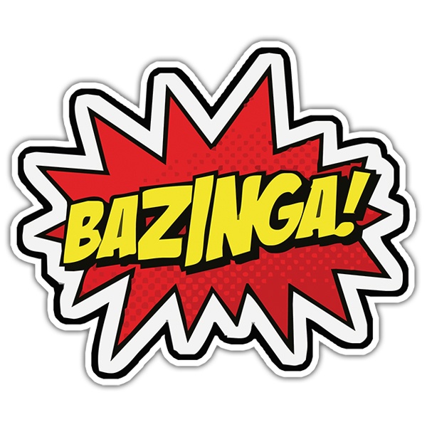 Car & Motorbike Stickers: Bazinga, Sheldon Cooper
