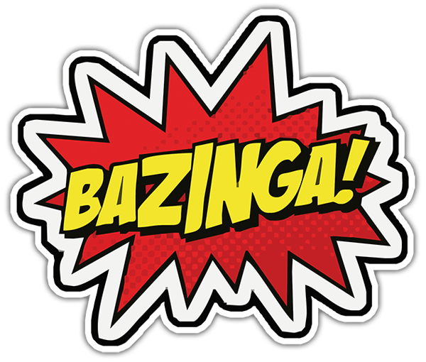Car & Motorbike Stickers: Bazinga, Sheldon Cooper