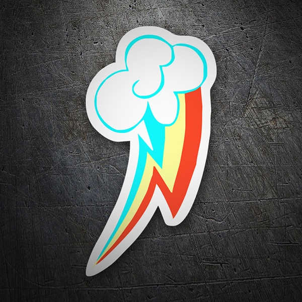 Car & Motorbike Stickers: Ray Rainbow