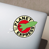 Car & Motorbike Stickers: Futurama Planet express 4