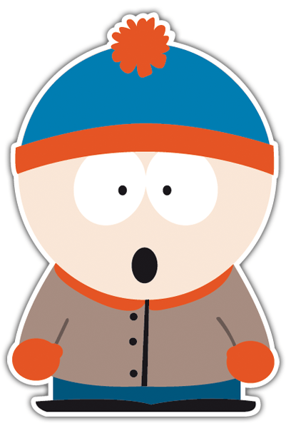 Car & Motorbike Stickers: Stan Marsh in South Park