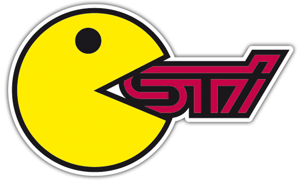 Car & Motorbike Stickers: Pacman Sti