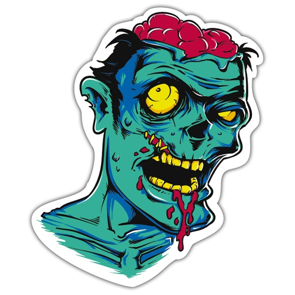 Car & Motorbike Stickers: Zombie 