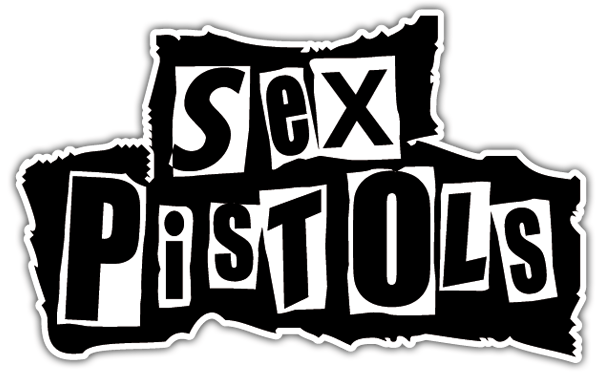 Car & Motorbike Stickers: Logo The Sex Pistols in Collage Style