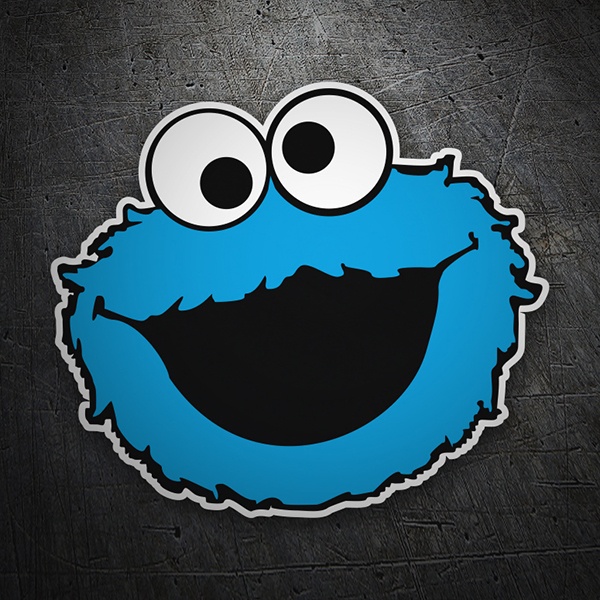 Car & Motorbike Stickers: Monster Cookies Happy