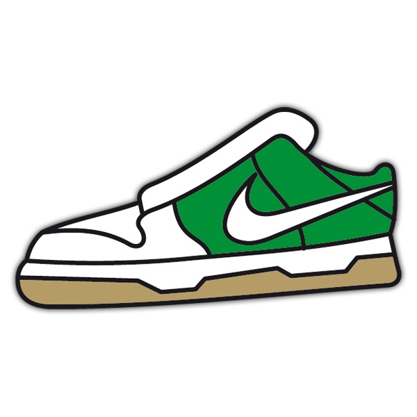 Car & Motorbike Stickers: Nike slipper