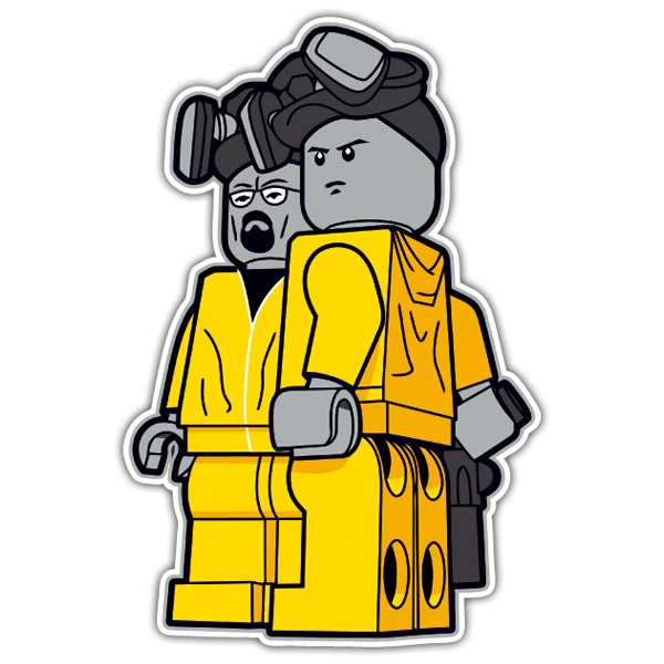 Car & Motorbike Stickers: Breaking Bad Lego