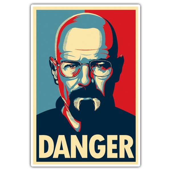 Car & Motorbike Stickers: Breaking Bad Danger