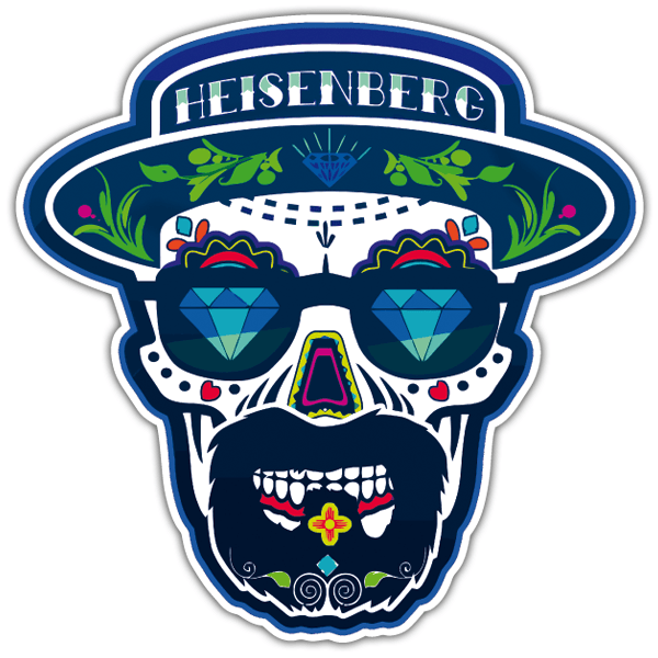 Car & Motorbike Stickers: Breaking Bad Mexican Skull 0
