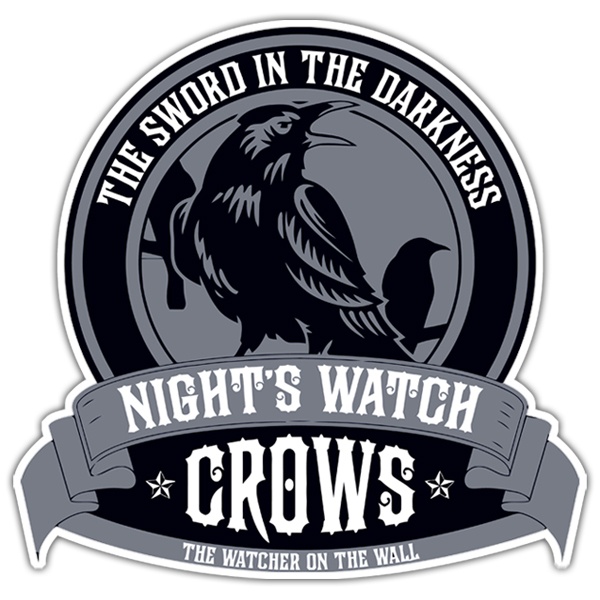 Car & Motorbike Stickers: Nights Watch Crows