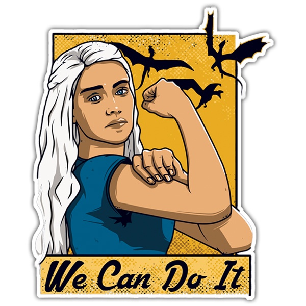 Car & Motorbike Stickers: Game of Thrones We Can Do It