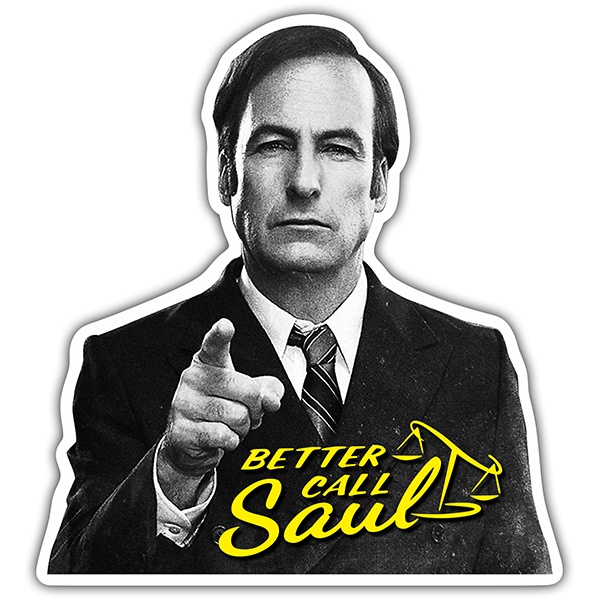 Car & Motorbike Stickers: Breaking Bad Better call Saul
