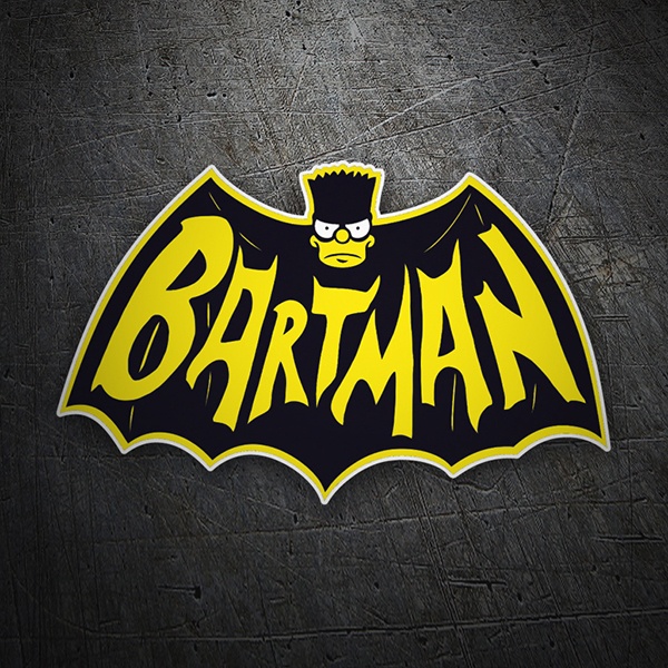 Car & Motorbike Stickers: Bartman