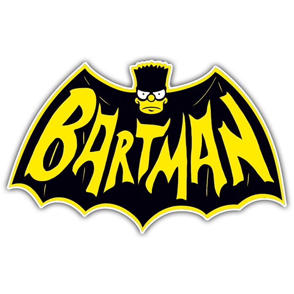 Car & Motorbike Stickers: Bartman