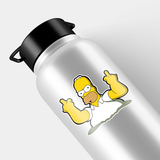 Car & Motorbike Stickers: Homer Middle Finger 5