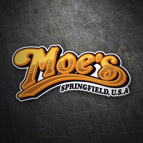 Car & Motorbike Stickers: Bar Moe's Springfield