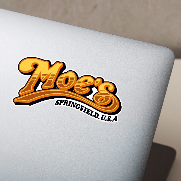 Car & Motorbike Stickers: Bar Moe's Springfield