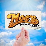 Car & Motorbike Stickers: Bar Moe's Springfield 5