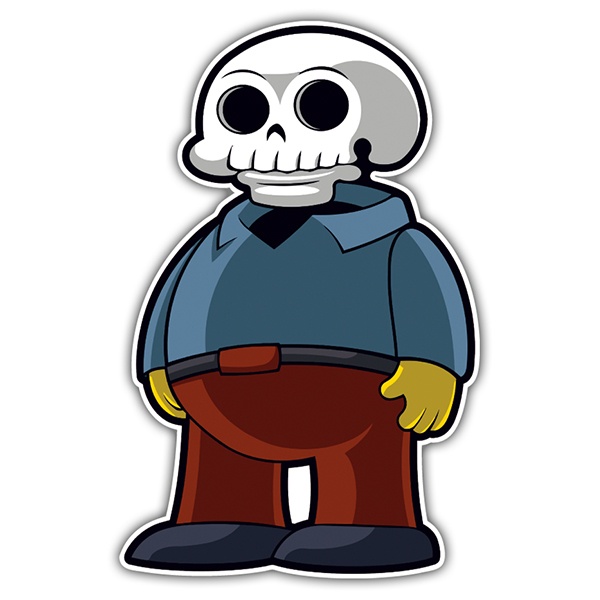 Car & Motorbike Stickers: Ralph Wiggum Skull