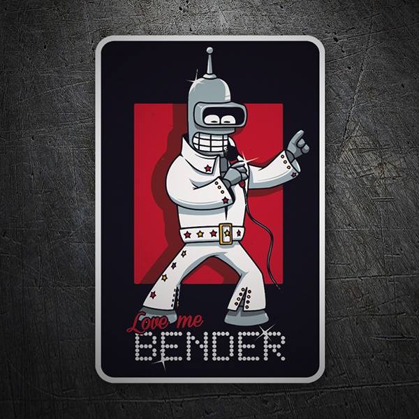 Car & Motorbike Stickers: Love me Bender