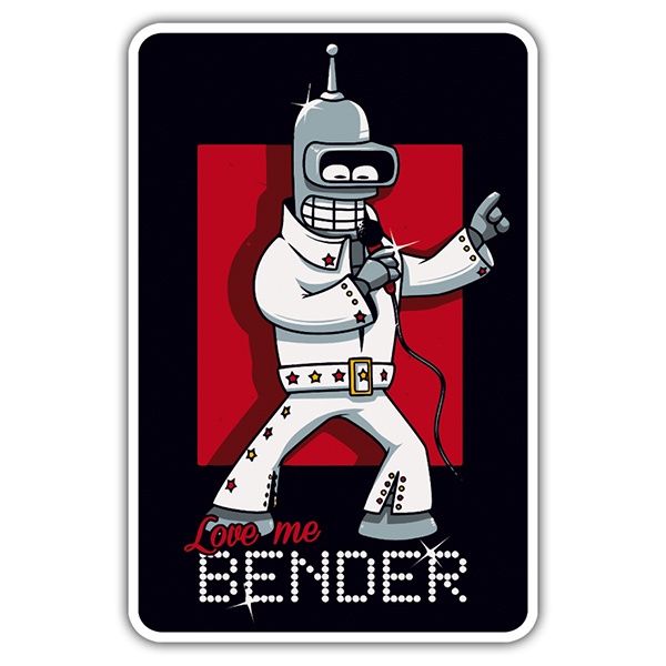 Car & Motorbike Stickers: Love me Bender