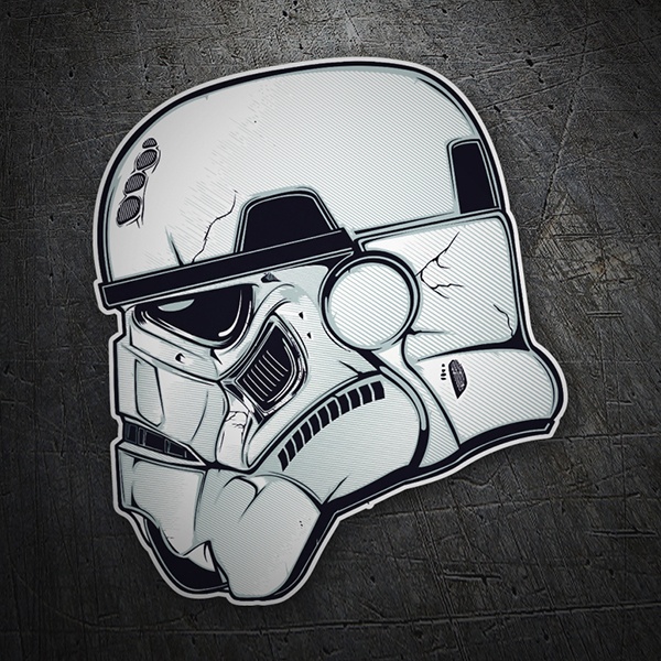 Stormtrooper helmet sticker