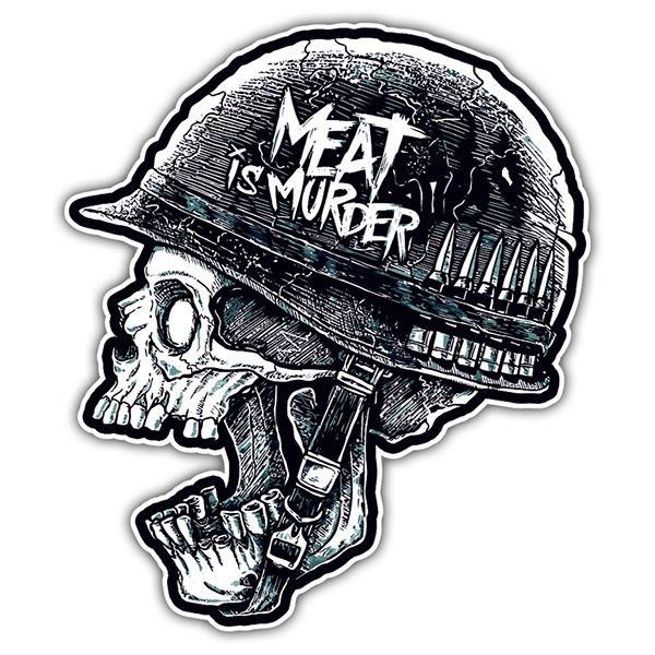 Car & Motorbike Stickers: Meat is Murder