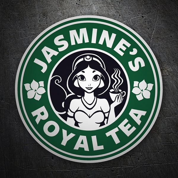 Car & Motorbike Stickers: Jasmine Royal tea